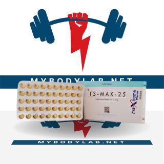 T3-MAX-25 10mg (100 Tabs) in USA - mybodylab.net